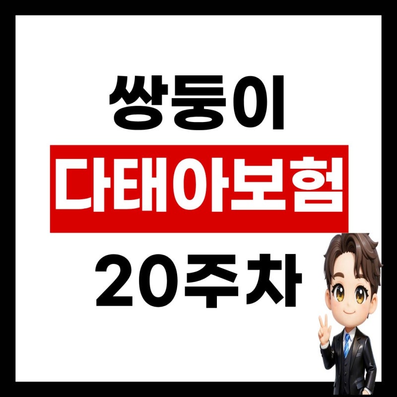 다태아보험 가입조건 총정리｜쌍둥이도 20주 이후 가입 가능합니다