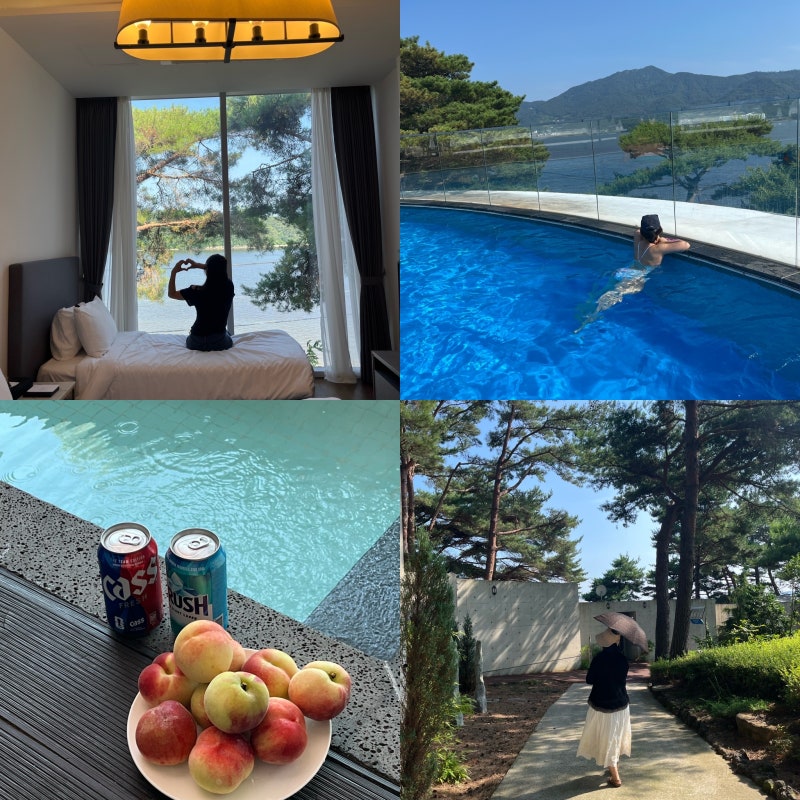 경남 고성 로얄 마리나앤리조트 프라이빗빌라 105호 야외수영장, 자쿠지 있는 숙소 후기