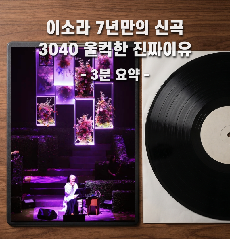 가수 이소라 7년 만의 신곡 컴백, 3040이 울컥한 이유