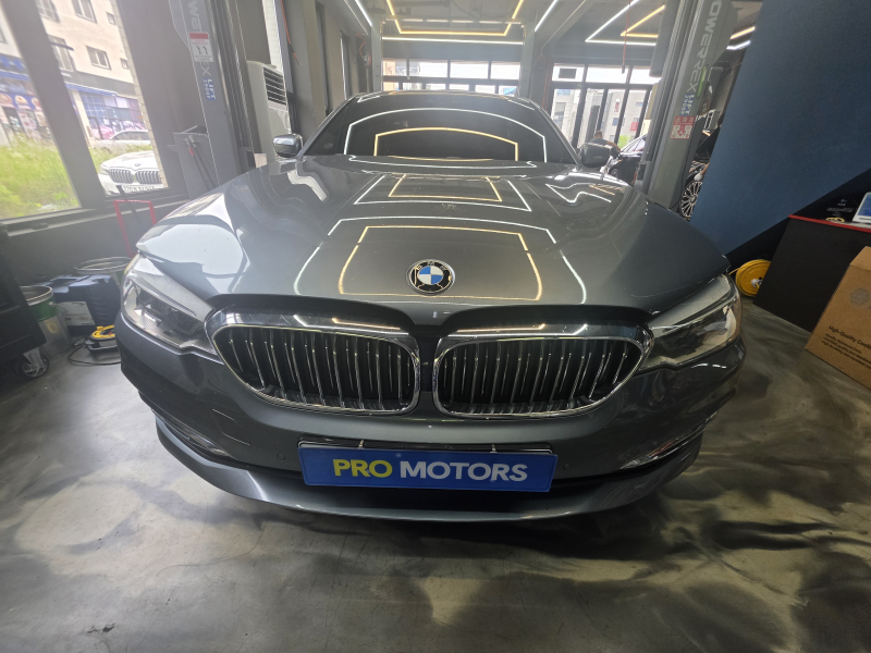 BMW G30 520d 워터펌프 & 써모스탯 교환, 냉각수 누수 예방 정비는 프로모터스 새솔점에서