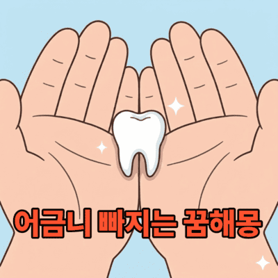어금니 빠지는 꿈  아래 위 오른쪽 왼쪽 썩은 어금니 상세한 해석