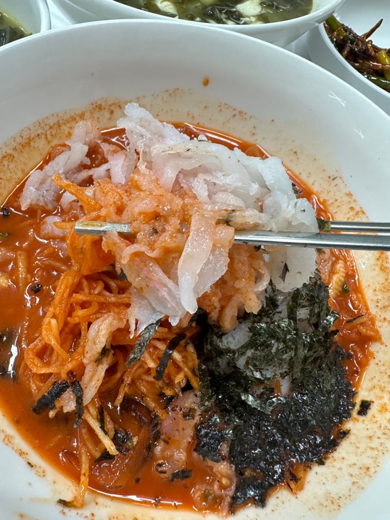 강릉 현지인 맛집 : 장안횟집 (풍자 또간집 1등 맛집) 물회, 미역국 강추 후기