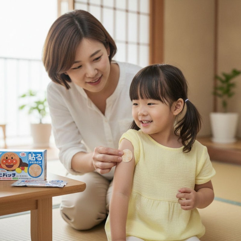 아기 모기패치 추천, 무히 호빵맨 패치 효과 및 올바른 사용법