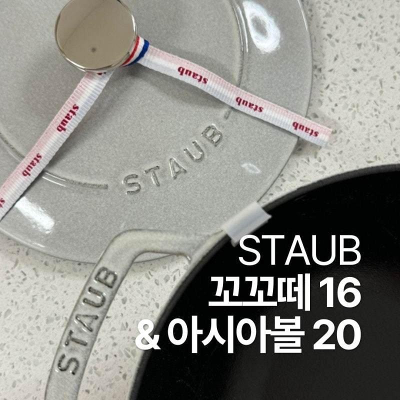 스타우브 냄비 꼬꼬떼 16, 아시아볼 20 비교 및 사용 후기! 솔직 추천은?