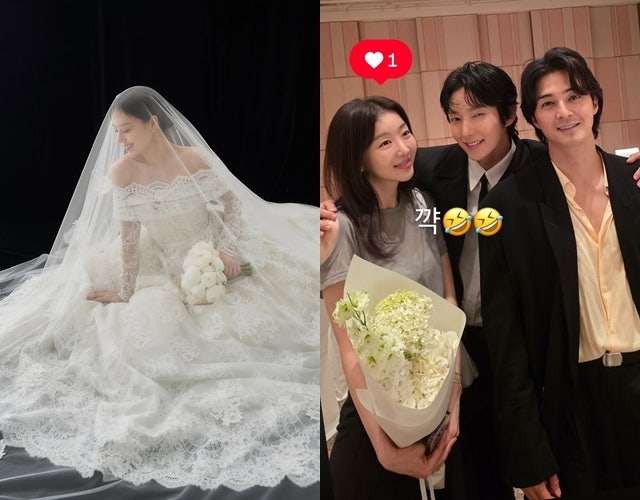 ムン・チェウォン結婚式、豪華ゲスト総出動、妊娠の噂を釈明