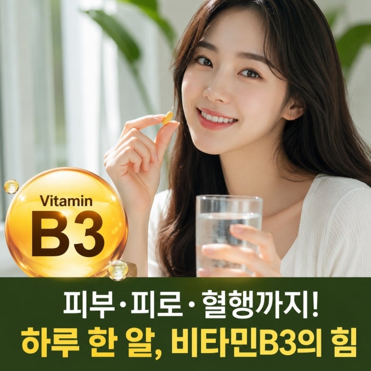 비타민B3 효능 '나이아신' 제대로 알고 드세요