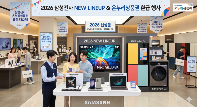 삼성전자 감사 페스티벌 온누리상품권 총정리 (2026년 신청·사용방법)