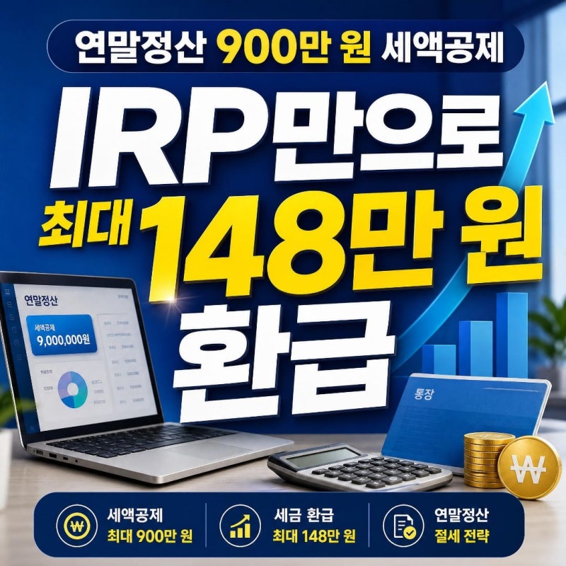 연말정산 IRP·연금저축 세액공제 총정리 (900만 원 한도 완벽 이해)