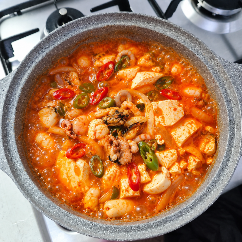 해물순두부찌개 만드는법 순두부찌개 끓이기 순두부요리 레시피