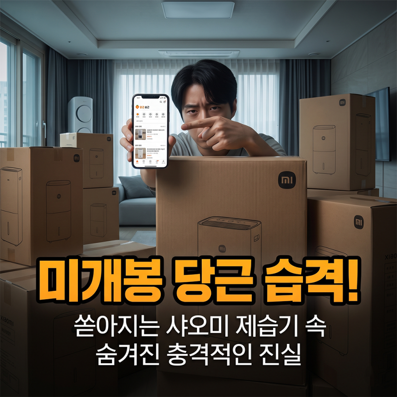 당근마켓에 '미개봉' 샤오미 제습기가 쏟아지는 소름 돋는 이유.. 꼭 읽어보세요!