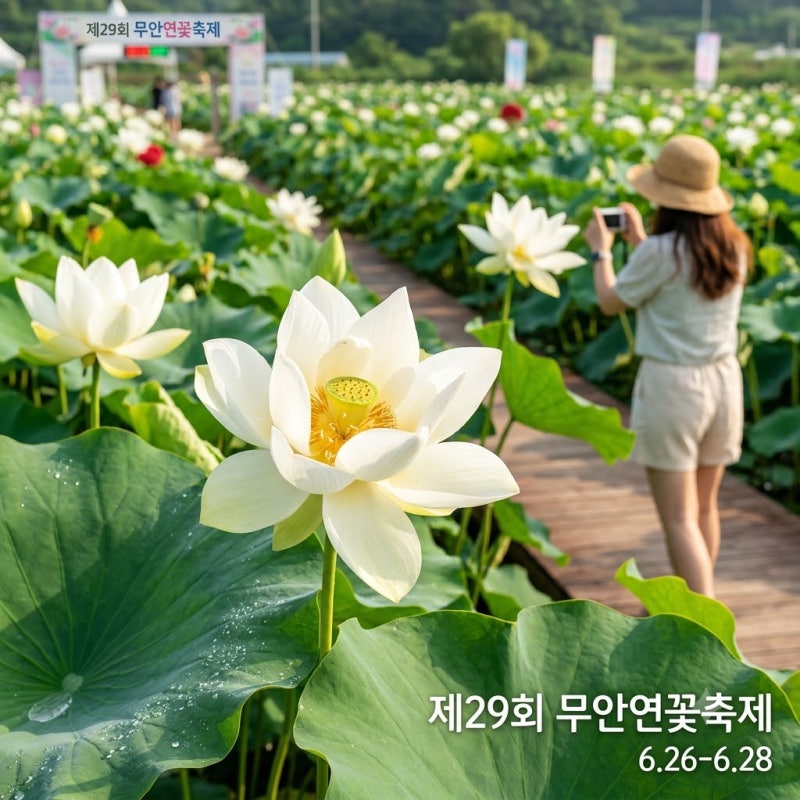 무안 회산백련지 가볼만한곳, 연꽃축제 핵심 정리