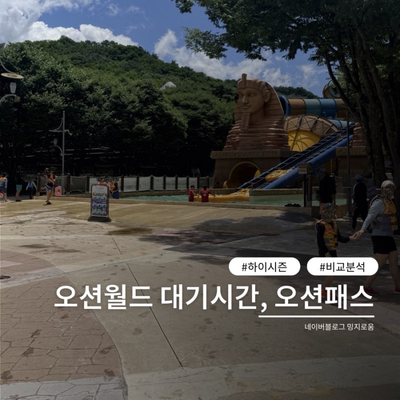 홍천 오션월드 6월 하이시즌 대기시간, 오션패스 이용 후기와 차이점 비교