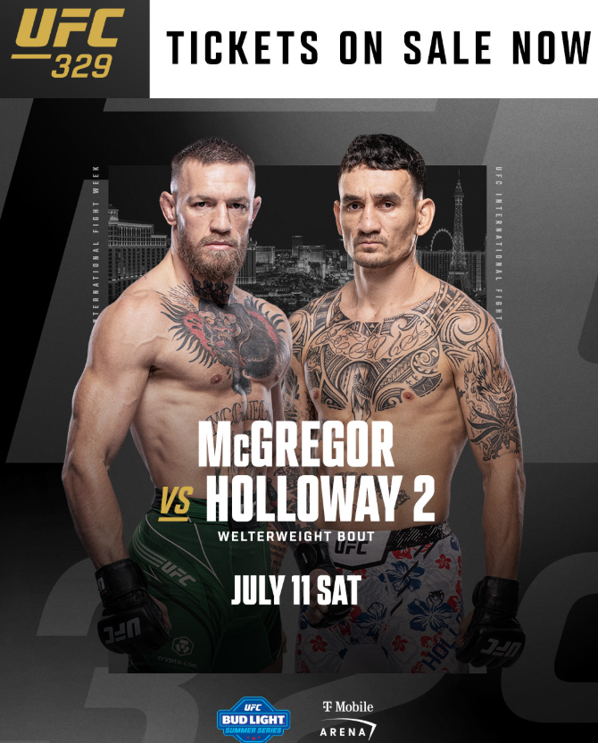 UFC 329 <b>맥그리거</b> vs <b>할로웨이</b> 2! 5년 만의 복귀전, 일정과... 