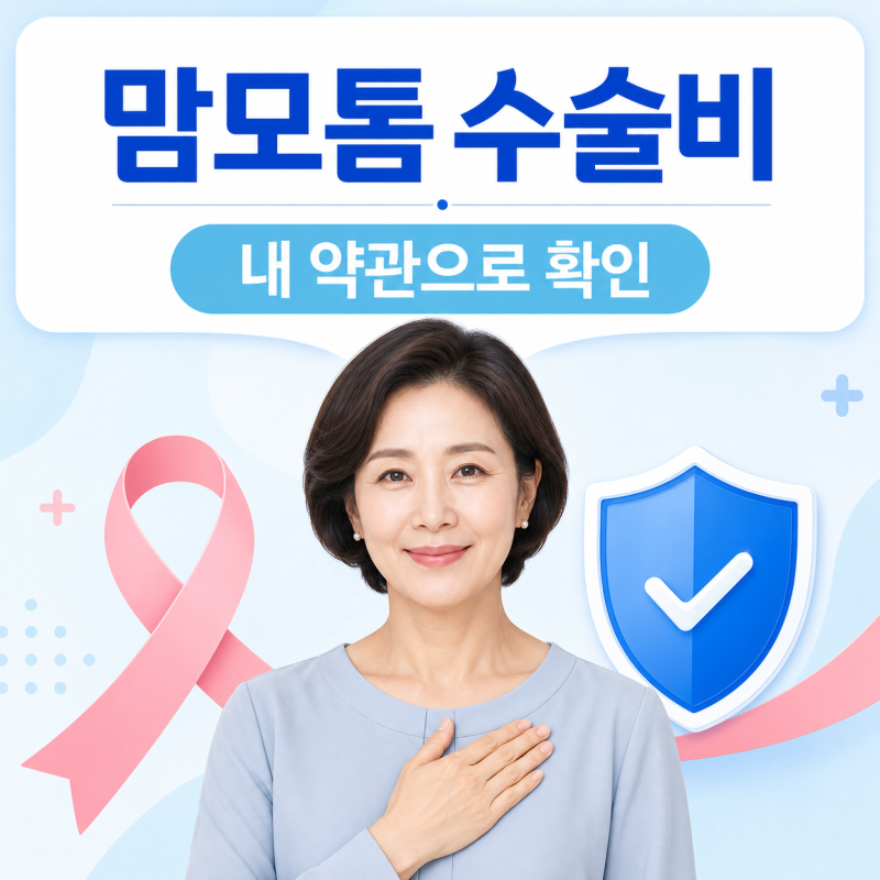 맘모톰 수술, 보험으로 보상받을 수 있을까요?