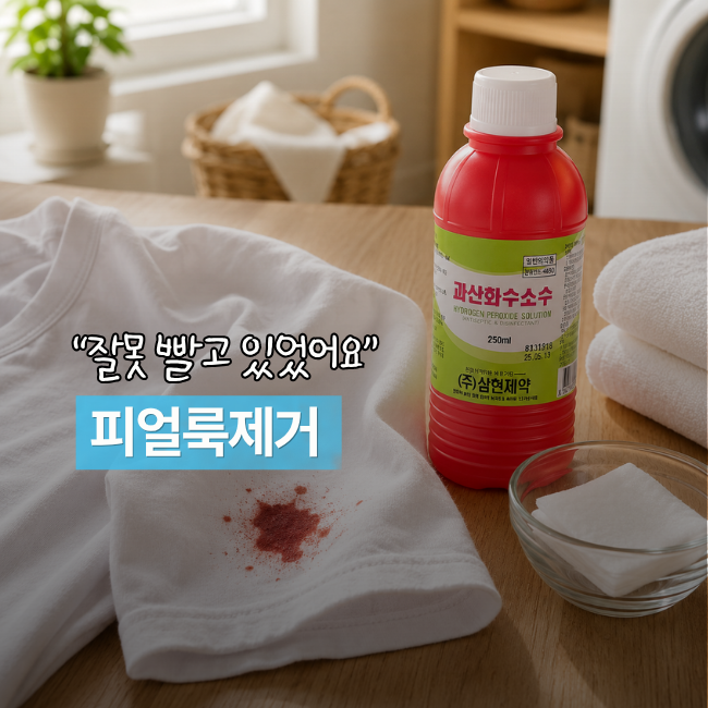 "과산화수소 써도 될까요?" 피얼룩제거, 가장 효과 좋은 방법 총정리