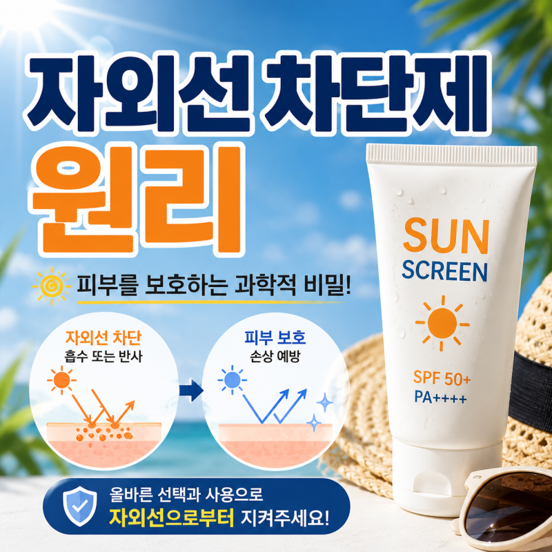 자외선 차단제 원리 | 무기자차·유기자차 차이·SPF PA 뜻 (쉽게)