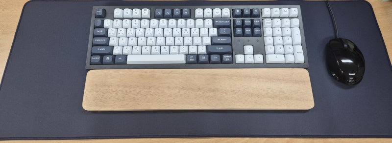 다이소 장패드, 직장인 필수품! 키보드, 마우스, 손목 받침까지 커버! 실 사용후기