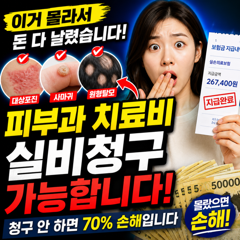 피부과 실손보험 청구, 놓치지 말아야 할 사실들