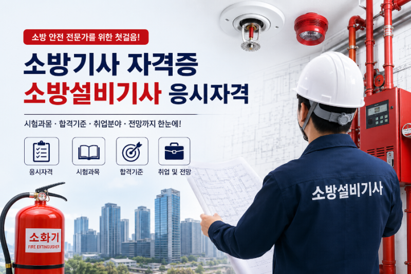 소방기사 자격증, 소방설비기사 응시자격부터 시험과목·취업 전망까지 총정리