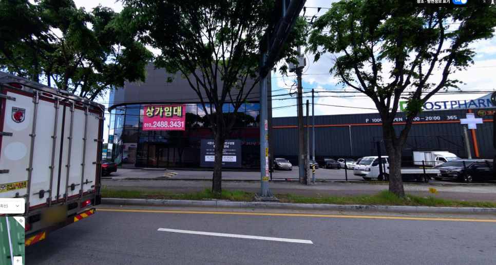 용인 시스템 비계 내부 계단실 천장 마감공사 시공을 위한 설치