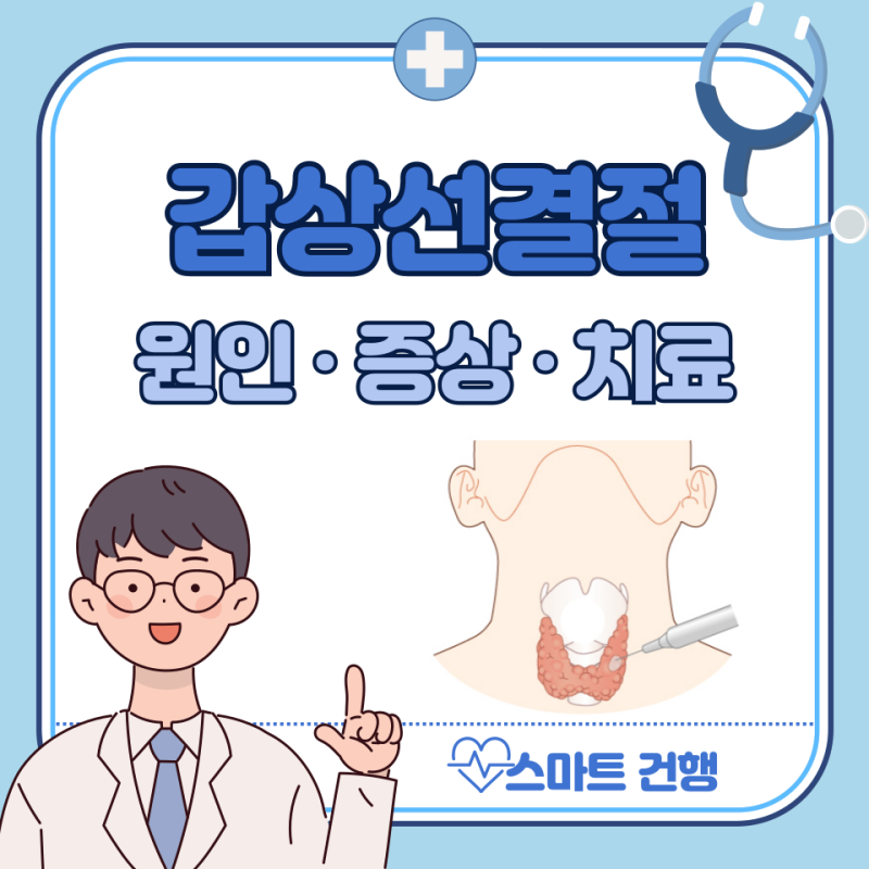 갑상선 결절 증상, 원인, 치료, 수술 : 갑상선 물혹 크기
