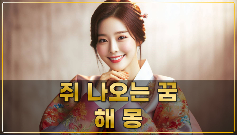 쥐 나오는 꿈 해몽 흉몽인가?