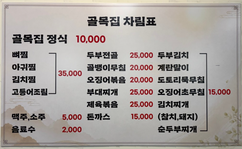 골목집 사진 2