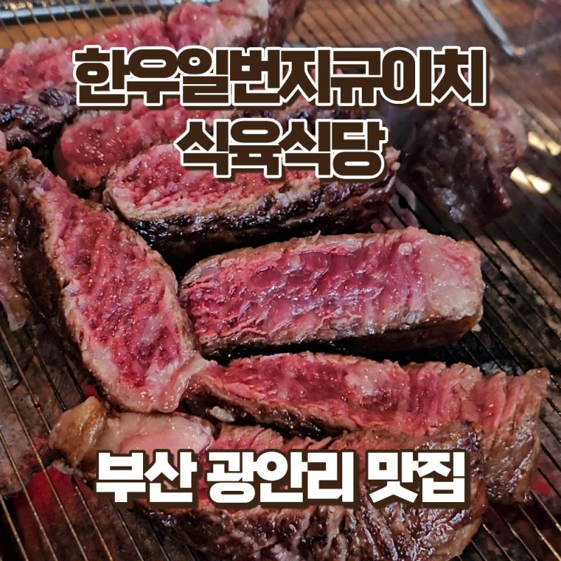 광안리 한우 맛집 한우일번지규이치 식육식당, 꽃등심과 한우모듬구이 후기