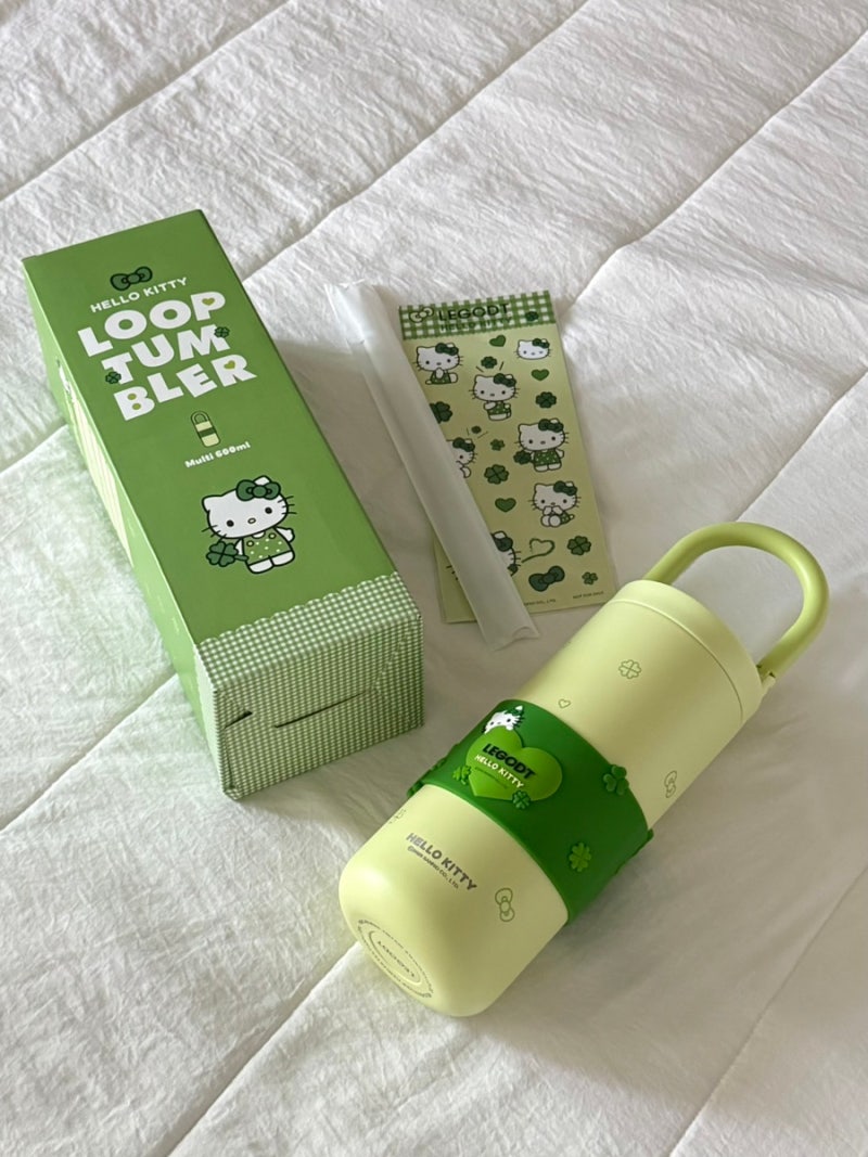 레고트X헬로키티 :: 루프 텀블러 멀티 600ml 굿럭 후기