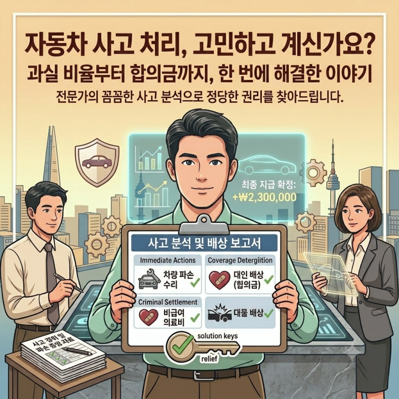 무보험차 사고, 당황하지 마세요! 형사합의 시 꼭 챙겨야 할 핵심 팁