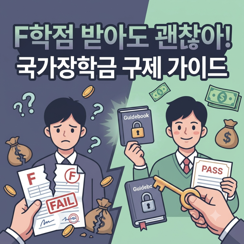 "이번 학기 망했는데 어쩌지..." 국가장학금 F학점 성적 미달 시 꼭 알아야 할 구제 방법