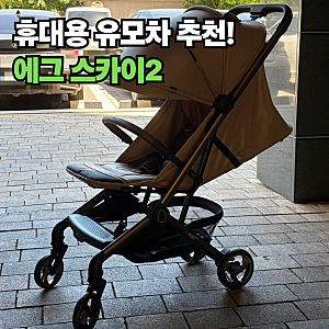 프리미엄 휴대용 유모차 에그 스카이2, 내돈내산 후기 및 장점 요약