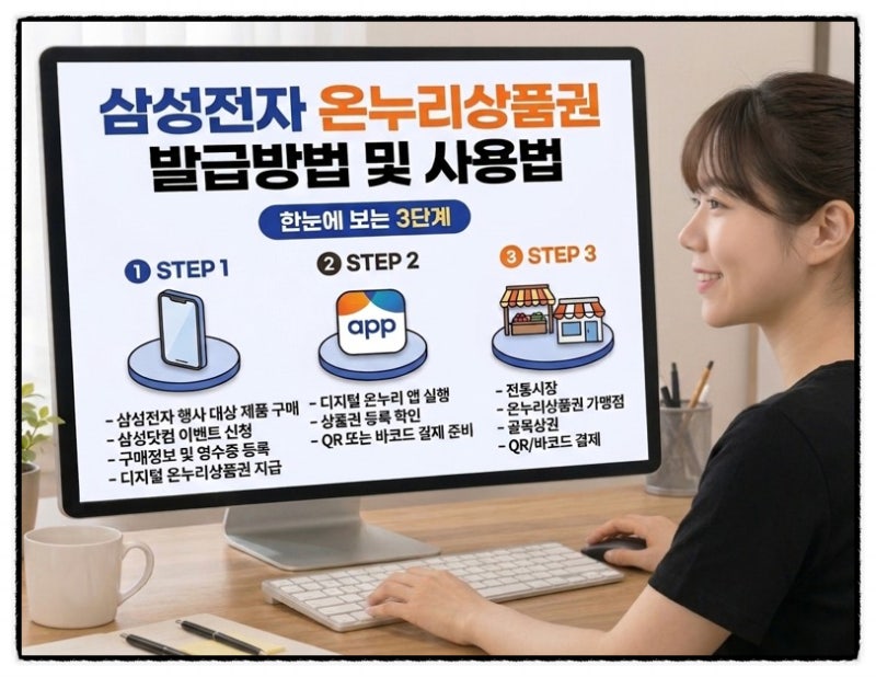 삼성전자 온누리상품권 사용처 발급방법 여기서 확인하세요!
