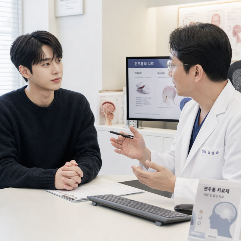 편두통 약물치료 효과 없다면? 주사치료로 새로운 희망 찾기