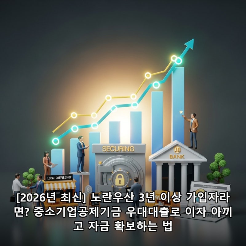 [2026년 최신] 노란우산 3년 이상 가입자라면? 중소기업공제기금 우대대출로 이자 아끼고 자금....