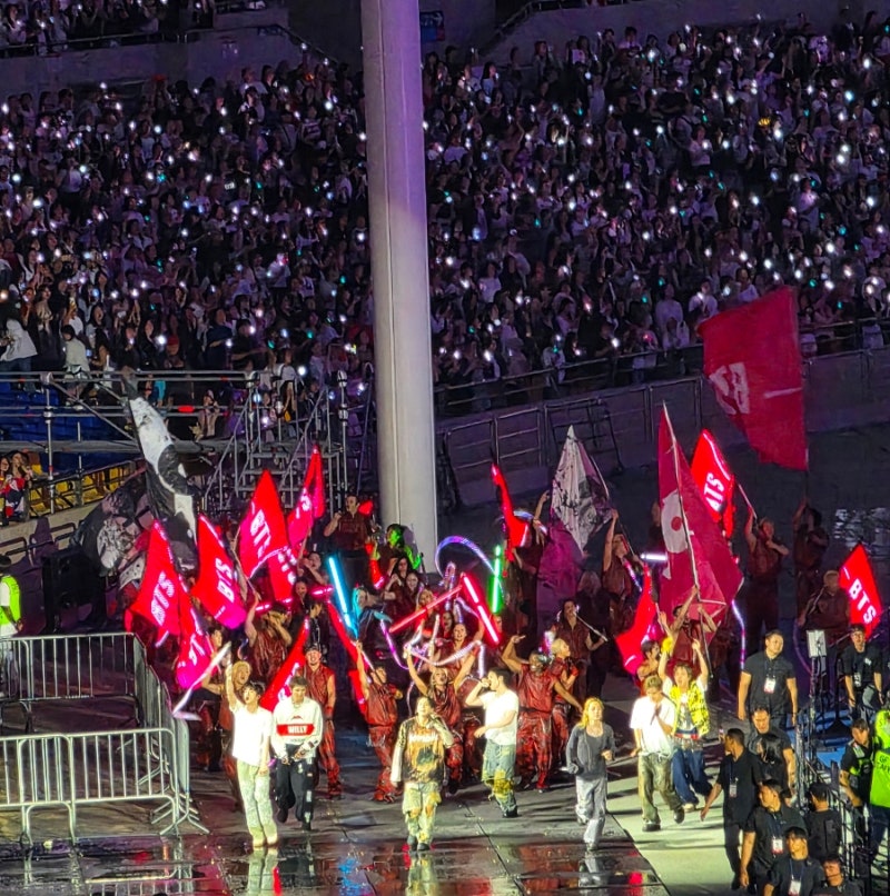 2026年6月13日 / BTS WORLD TOUR 'ARIRANG' IN BUSAN / 釜山アシアード N60 5列目からの眺め