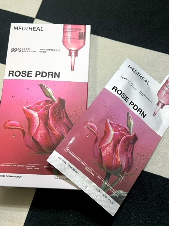 메디힐 에센셜 마스크팩 로제 PDRN 모공관리 홈케어 후기