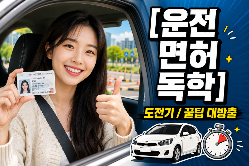 [운전면허 독학#001] 교통안전표지알람표 알아보기! (101번~111번)