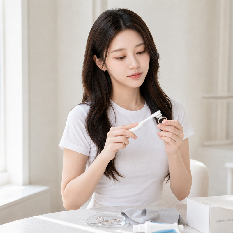 금세척 은세척 방법 주의사항 기계 치약 호일 다이소 금은방 비용