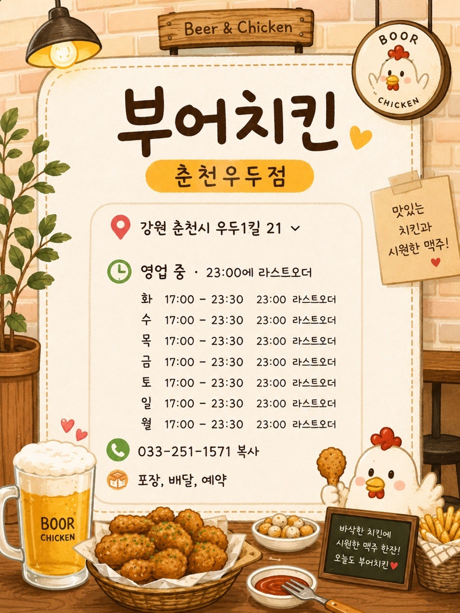 누구나홀딱반한닭 춘천온의점 사진 2