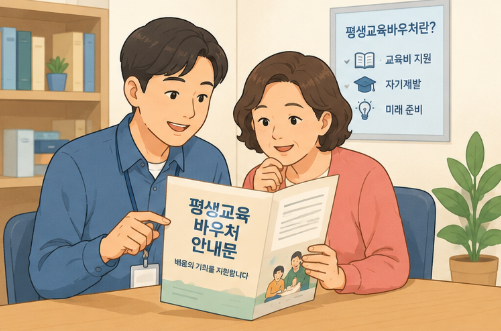 [2026 최신] 평생교육바우처 신청 방법과 준비서류 총정리 (신청 대상·지원금·사용방법)