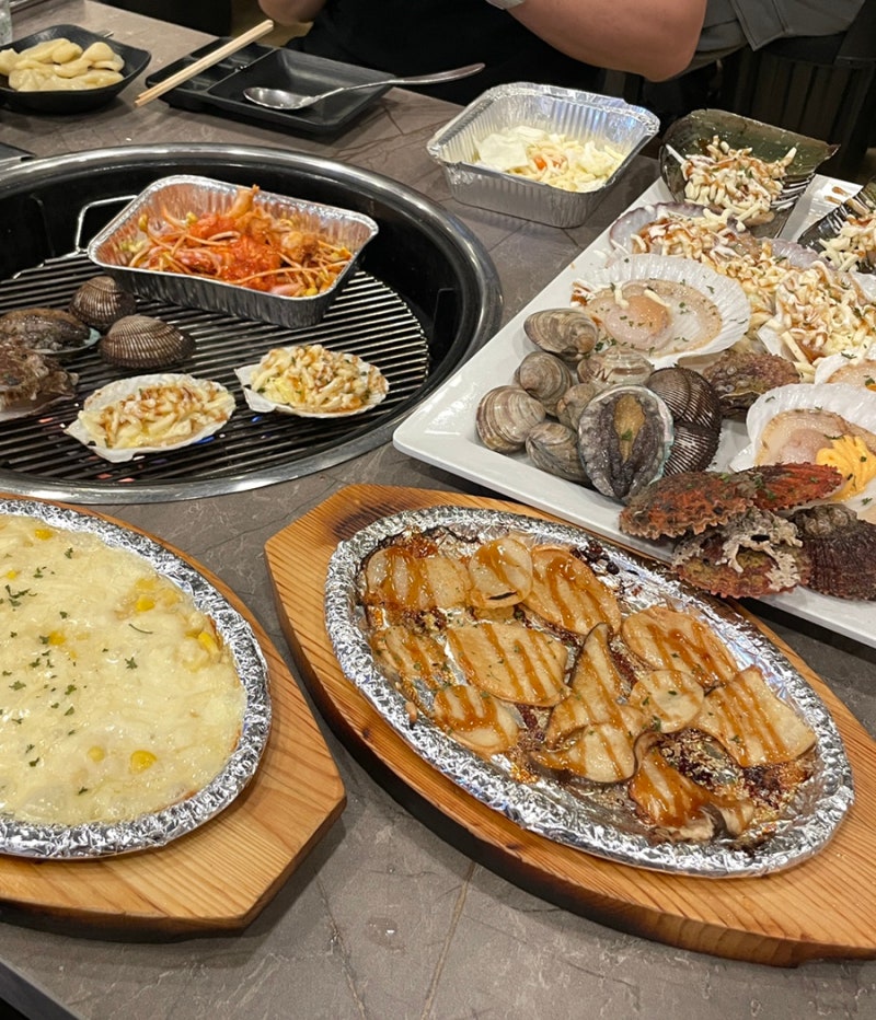 신선하고 푸짐한 오션뷰 부산 광안리 조개구이 맛집, 광안리[섬과섬사이조개구이 부산광안....