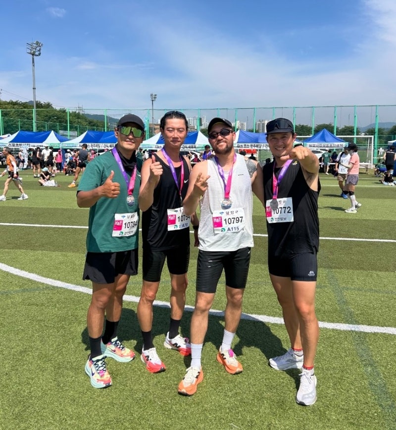 초보러너들의 2026 양평 이봉주 하프코스 완주기록