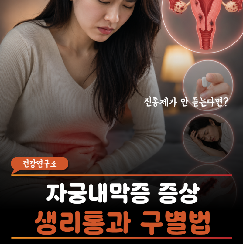 "생리통 약의 배신"당장 확인해야 할 자궁내막증 3가지 감별 신호