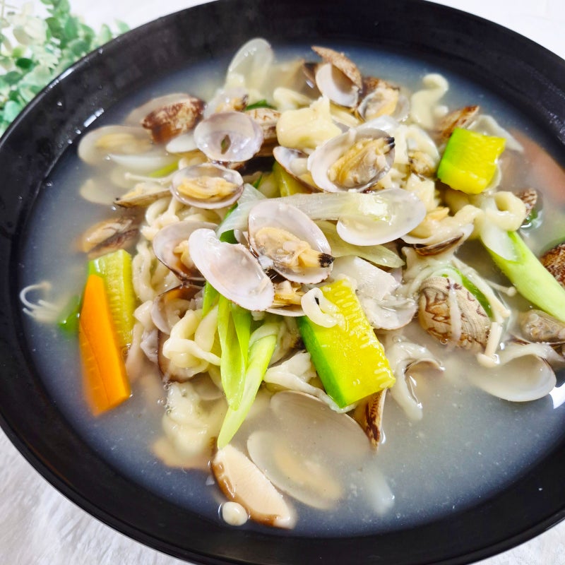 바지락 손칼국수 만들기 손칼국수 반죽 만들기 손칼국수 레시피