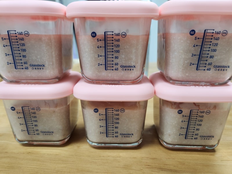 글라스락 베이비 눈금 이유식 용기 270ml 사용 후기