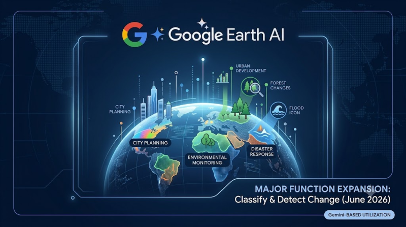 구글 Earth AI, 위성사진 분석 기능 확대 발표 — Gemini 기반 활용법 총정리 (2026년 6월 기준)