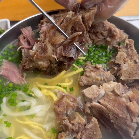 부산 온천천 맛집 대봉뼈칼국수