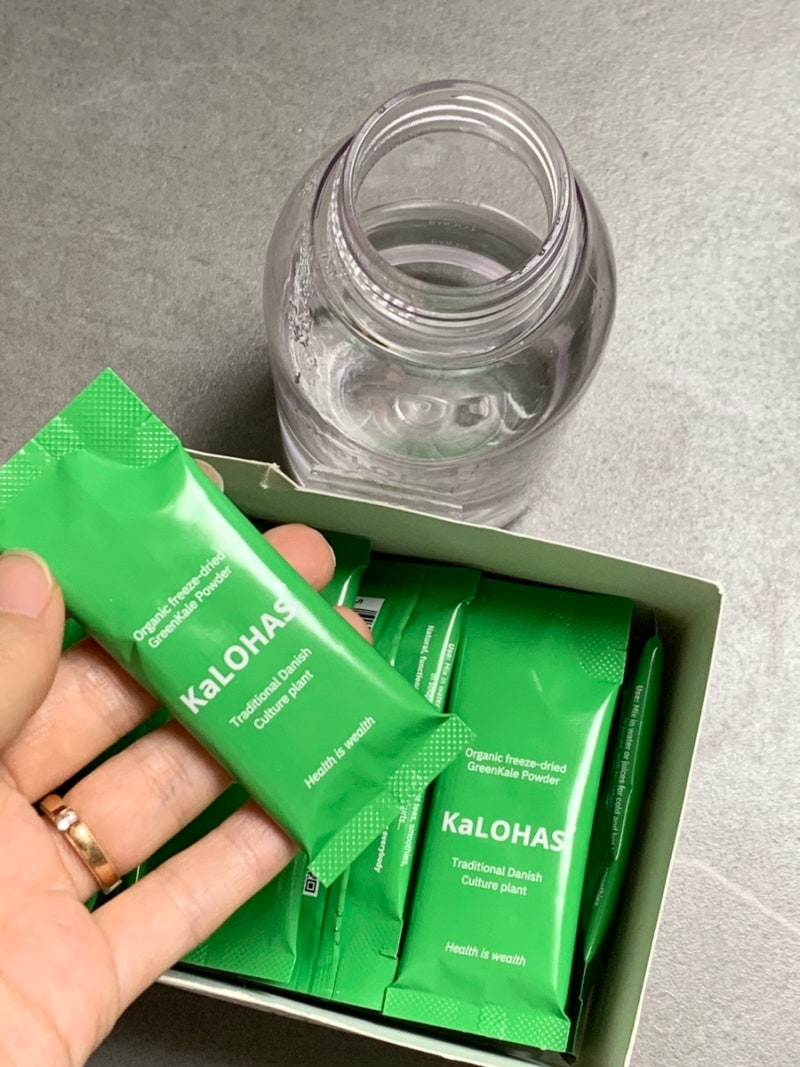 칼로하스 덴마크 케일 가루 효능 먹는법
