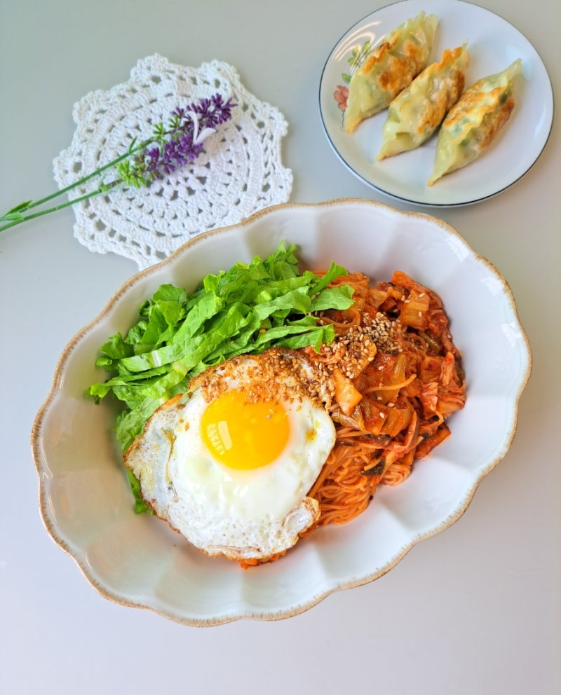 김치비빔국수 레시피 류수영 비빔국수 양념장 만들기 간단한 면요리